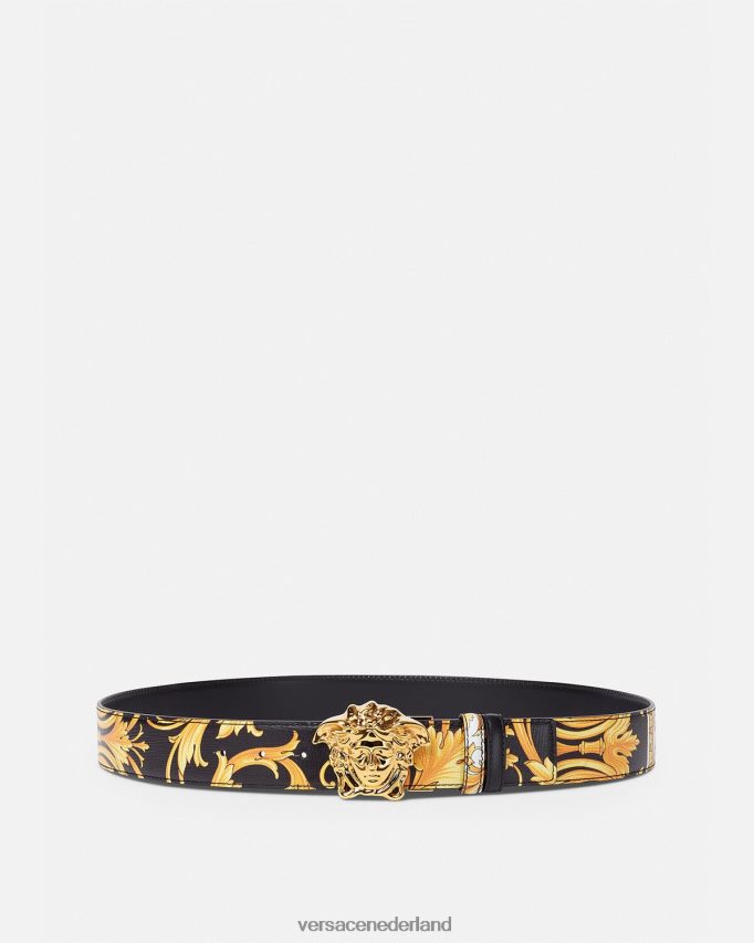 Versace Barocco omkeerbare leren riem Heren afdrukken accessoires J2T4F41617