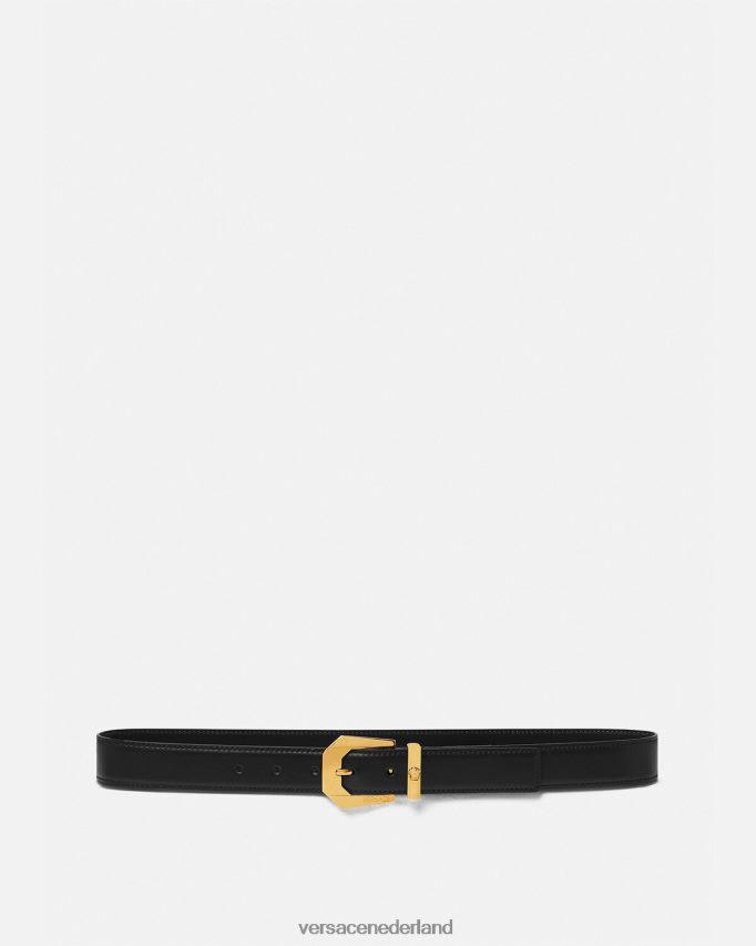 Versace Medusa leren riem Heren zwart accessoires J2T4F41616