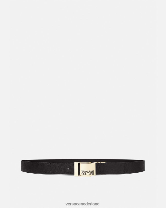 Versace riem met logo Heren zwart accessoires J2T4F42509