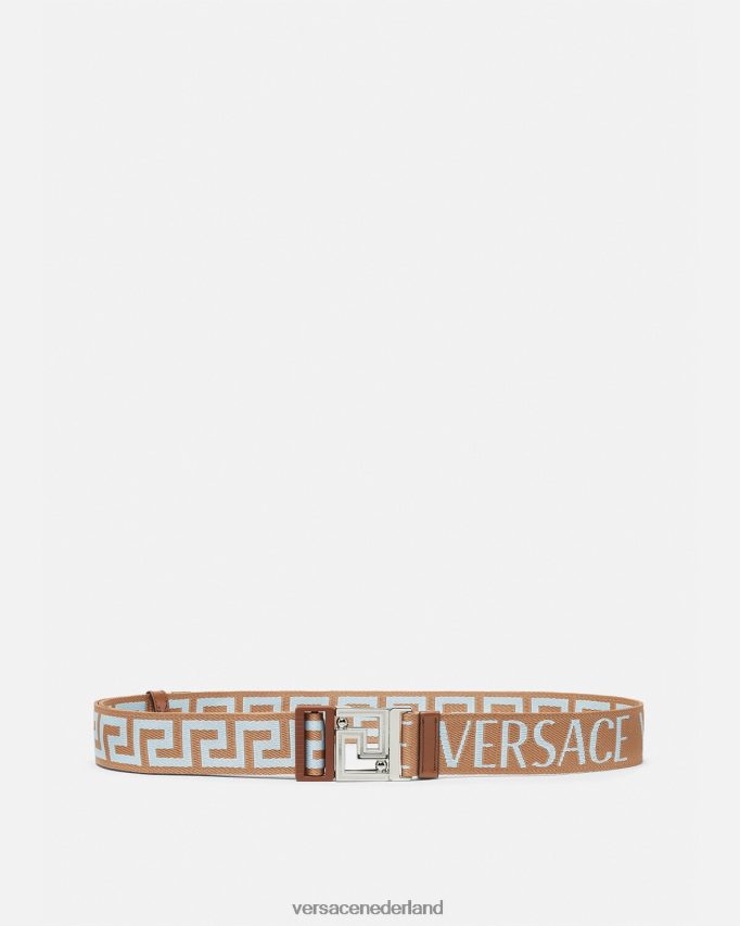 Versace volledig omkeerbare riem Heren beige accessoires J2T4F41613