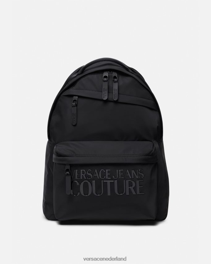 Versace Couture-rugzak met logo Heren zwart accessoires J2T4F42490