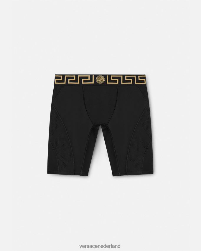 Versace Greca fietsbroek Heren zwart kleding J2T4F41456