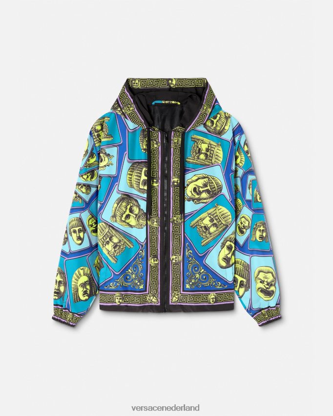 Versace Le Maschere windjack Heren afdrukken kleding J2T4F41235