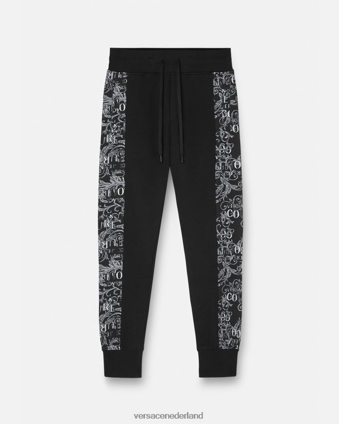 Versace couture joggingbroek met logo Heren zwart kleding J2T4F42426