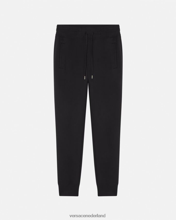 Versace joggingbroek met logo Heren zwart goud kleding J2T4F42437