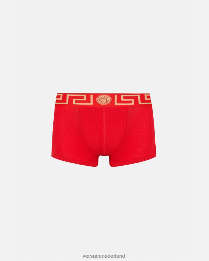 Versace Greca grensstammen Heren rood ondergoed en strandkleding J2T4F41754