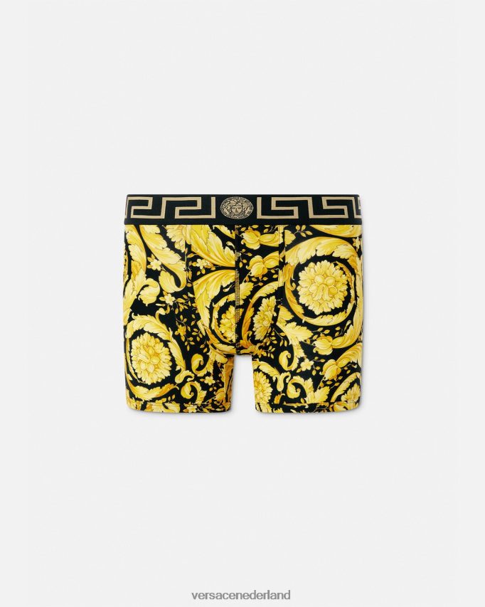 Versace barocco lange stammen Heren zwart ondergoed en strandkleding J2T4F41748