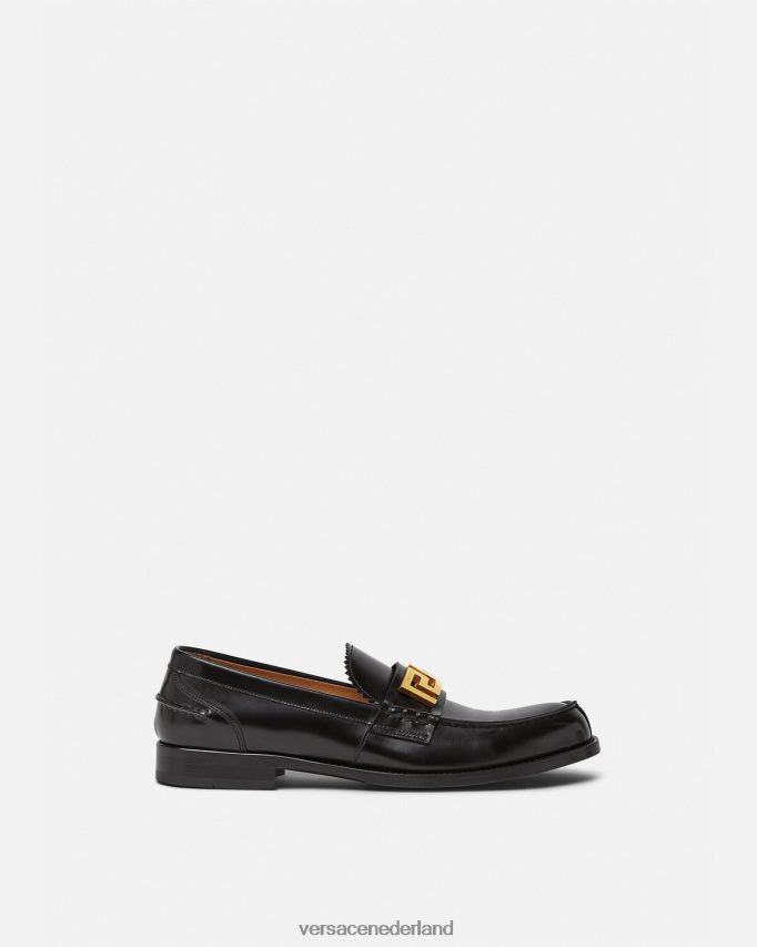 Versace Griekse loafers Heren zwart schoen J2T4F41567