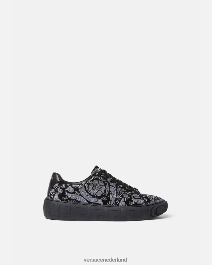 Versace Greca-sneakers met studs Heren zwart schoen J2T4F41555