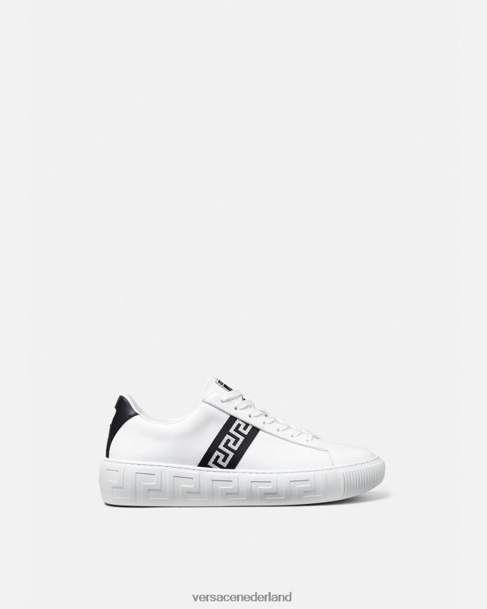 Versace Griekse sneakers Heren zwart wit schoen J2T4F41551