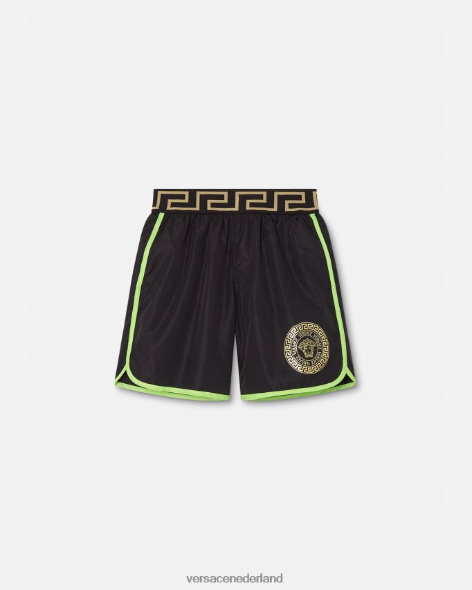 Versace Medusa zwembroek kinderen mint & zwart kleding J2T4F42112