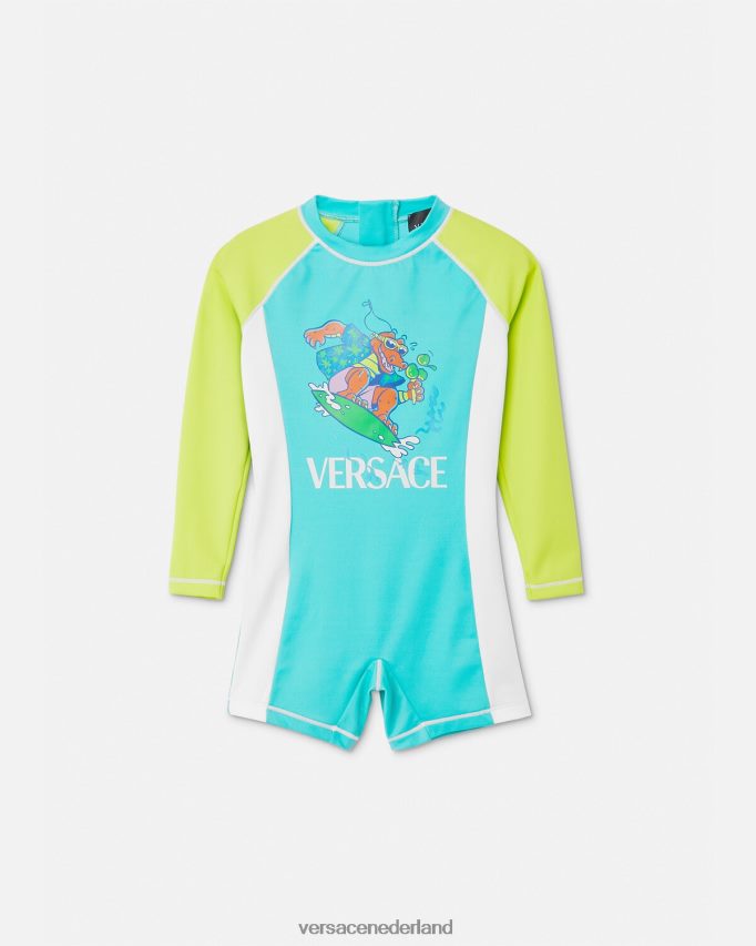 Versace zonbeschermend babywetsuit kinderen veelkleurig kleding J2T4F41926