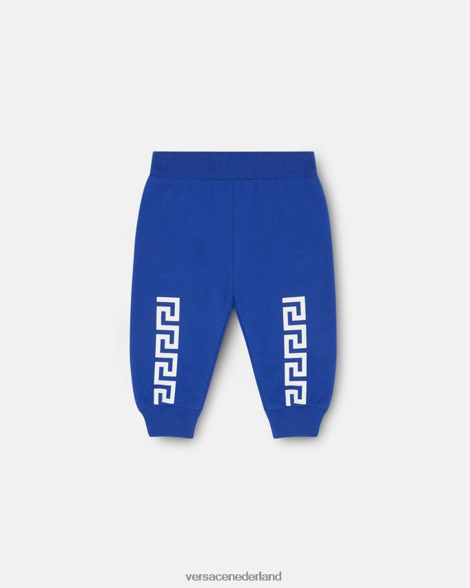 Versace Greca baby joggingbroek kinderen blauw kleding J2T4F41890