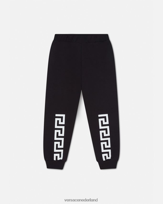 Versace Greca joggingbroek kinderen zwart kleding J2T4F42099