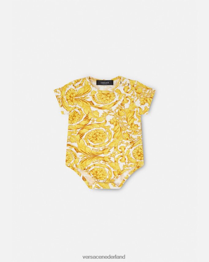 Versace Barocco baby rompertje kinderen afdrukken kleding J2T4F41829