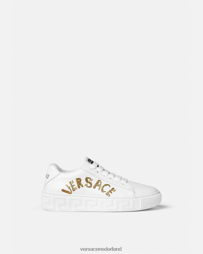 Versace zeeschelp barokke Greca sneakers kinderen afdrukken schoen J2T4F42027