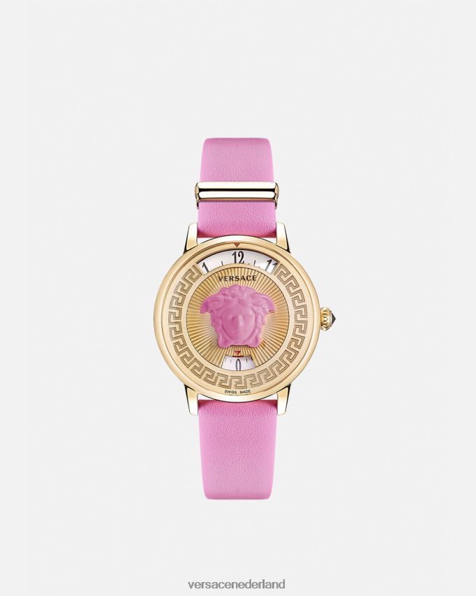 Versace Medusa icoon horloge vrouwen roze accessoires J2T4F4983