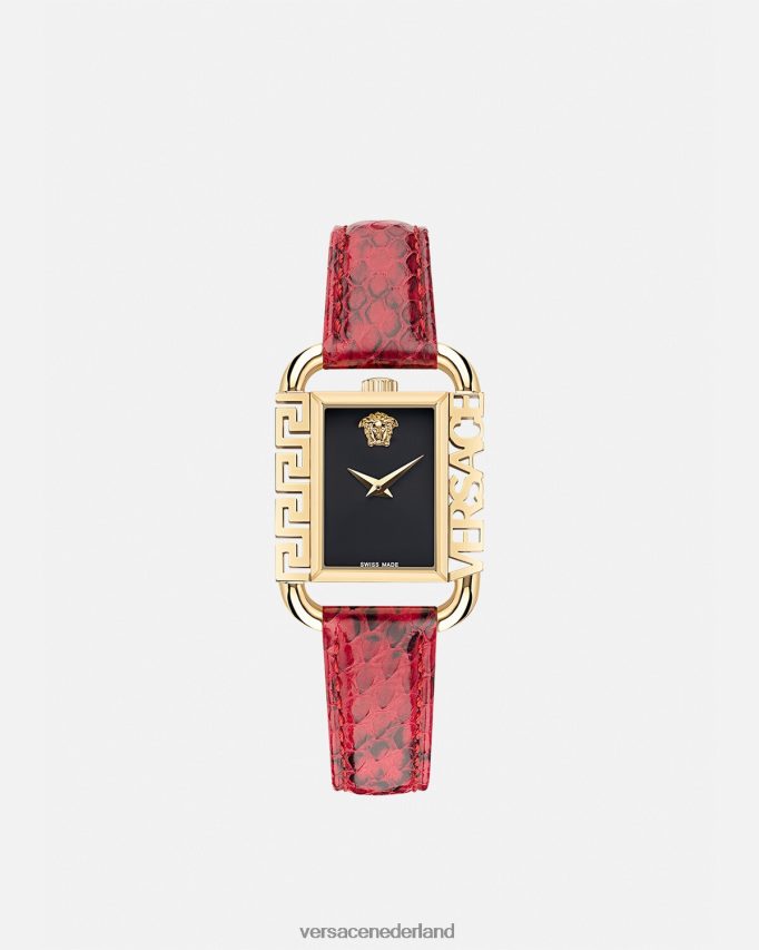 Versace flair horloge vrouwen rood accessoires J2T4F4981