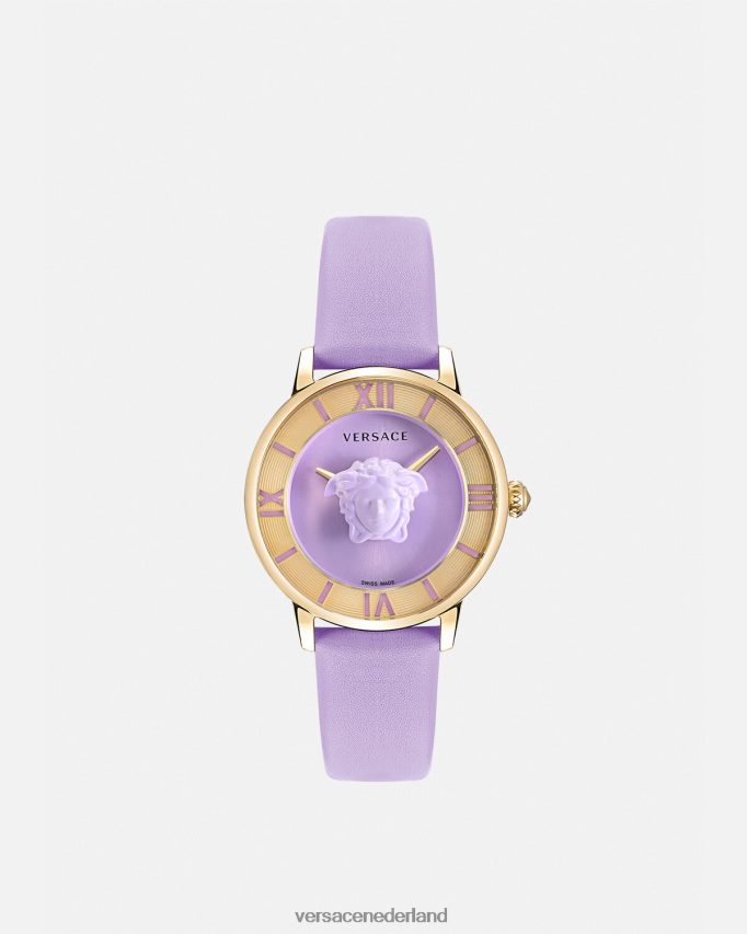 Versace la medusa-horloge vrouwen lila accessoires J2T4F4985