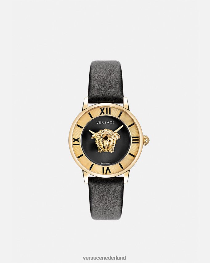 Versace la medusa-horloge vrouwen zwart accessoires J2T4F4986