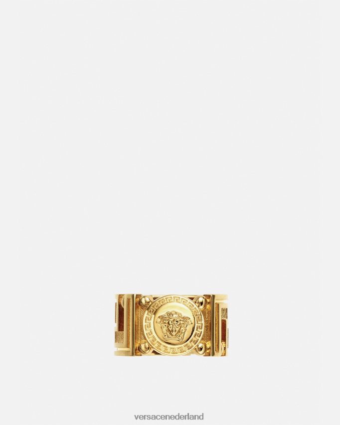 Versace Medusa Greca-ring vrouwen goud accessoires J2T4F4751