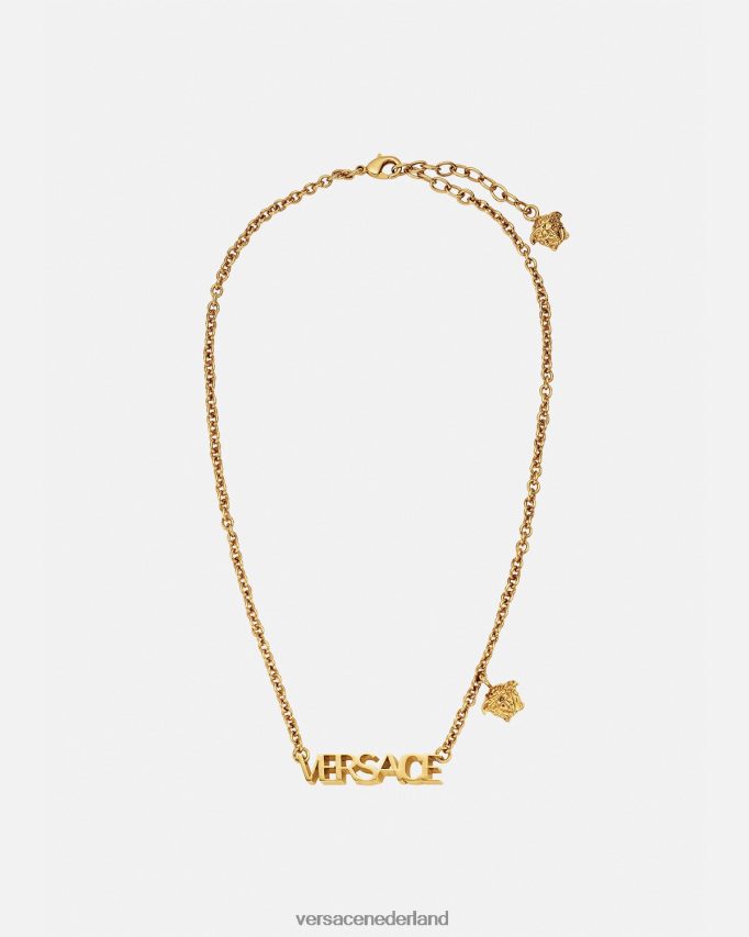 Versace logo-ketting vrouwen goud accessoires J2T4F4801