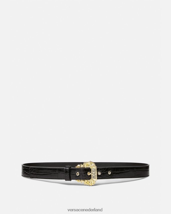 Versace couture1 riem vrouwen zwart accessoires J2T4F42326