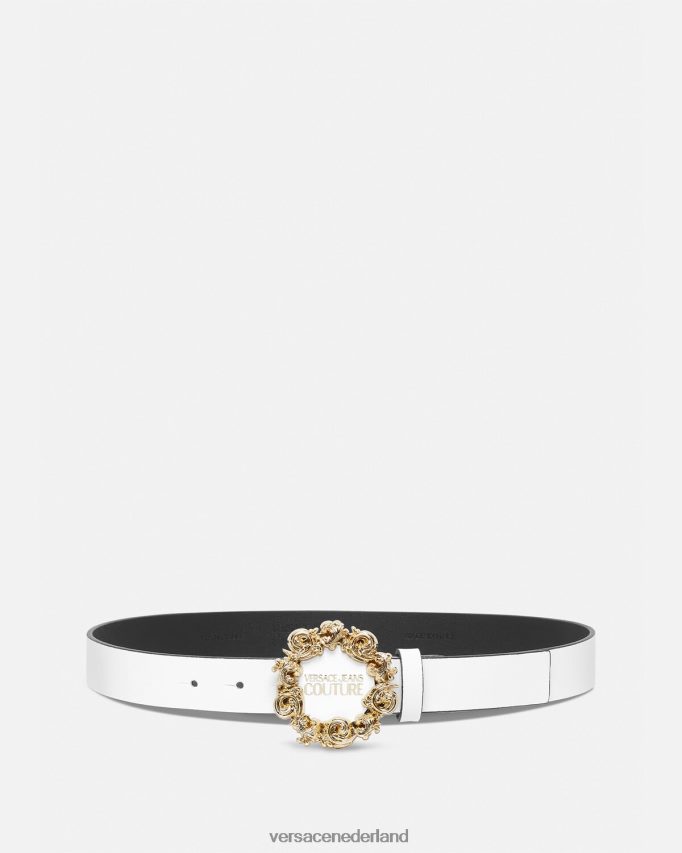 Versace couture 1 riem vrouwen wit accessoires J2T4F42336