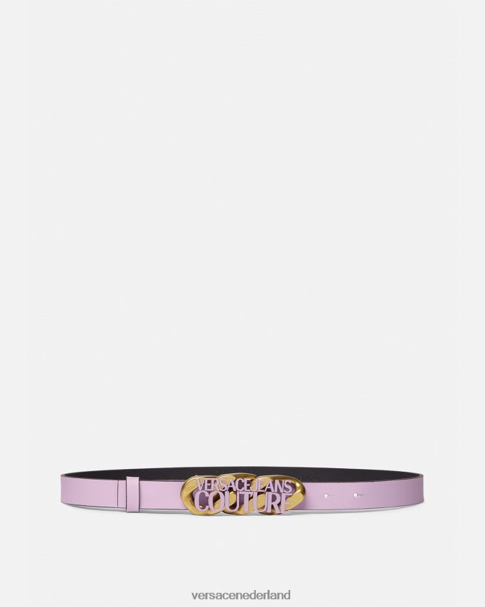 Versace riem met logoketting vrouwen lila accessoires J2T4F42354