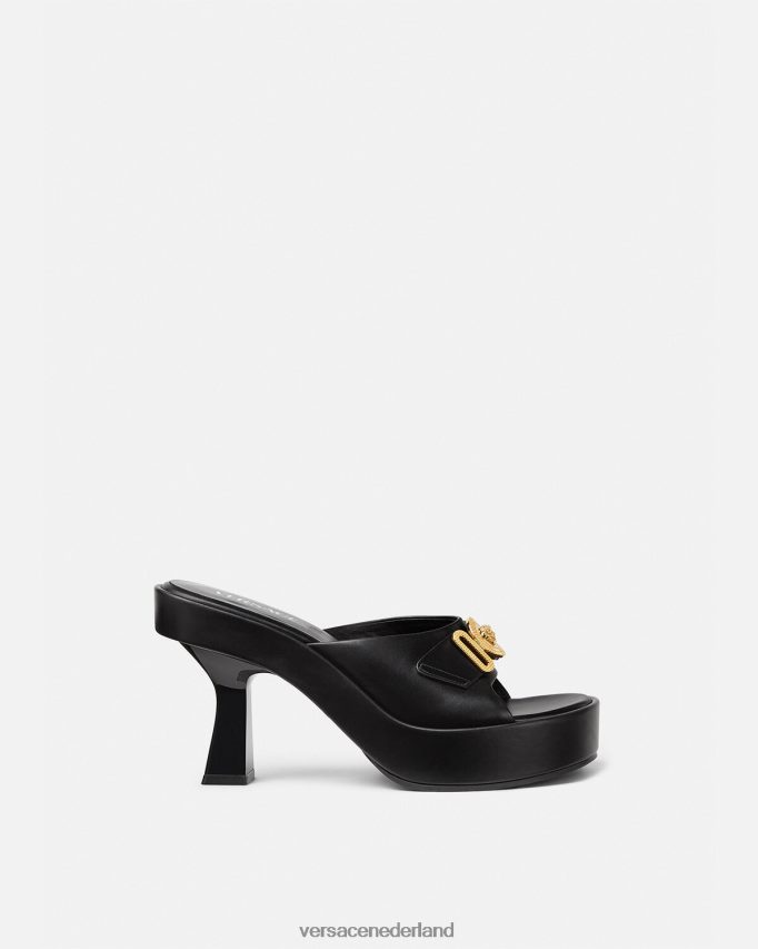 Versace medusa biggie-muilezels vrouwen zwart schoen J2T4F4470