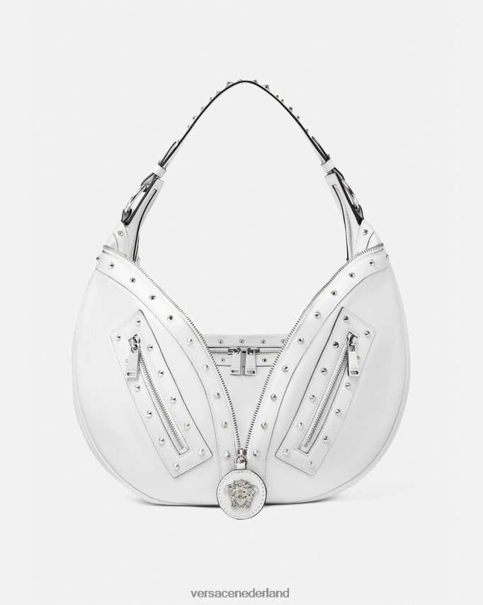 Versace herhaal hobo-tas vrouwen wit Tassen J2T4F4290