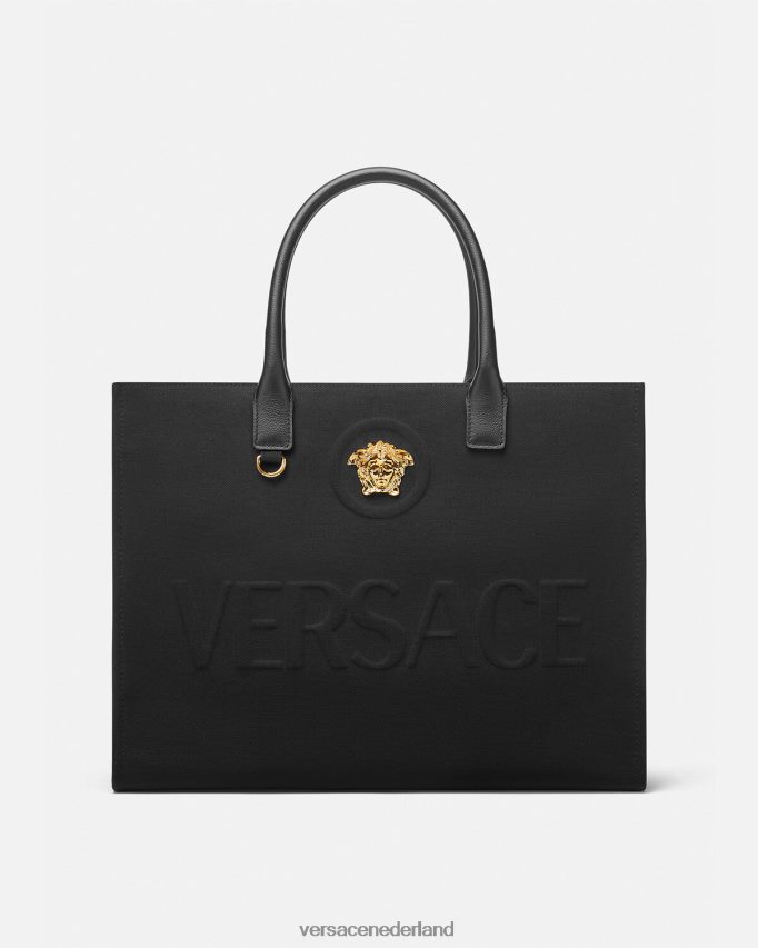 Versace la medusa grote draagtas vrouwen zwart Tassen J2T4F4341