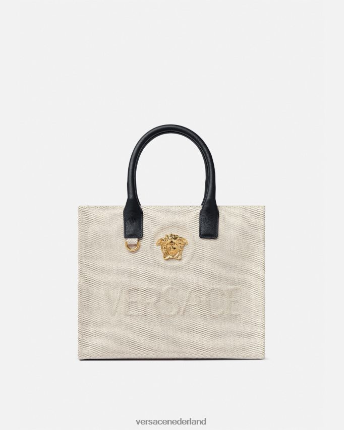 Versace la medusa kleine draagtas vrouwen beige Tassen J2T4F4330