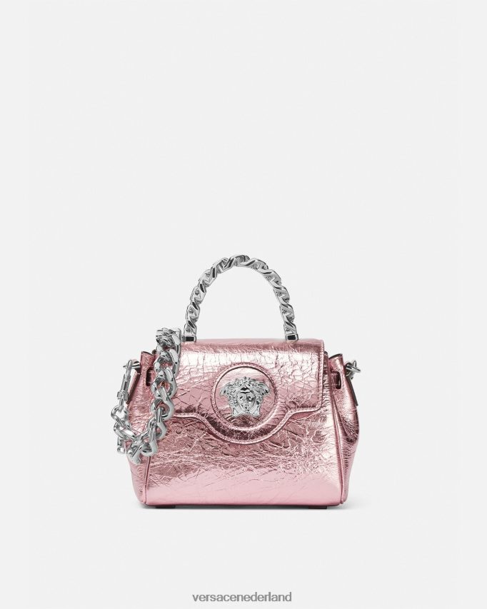 Versace la medusa metallic kleine handtas vrouwen roze Tassen J2T4F4303