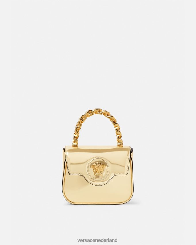 Versace la medusa mini-tasje vrouwen goud Tassen J2T4F4310