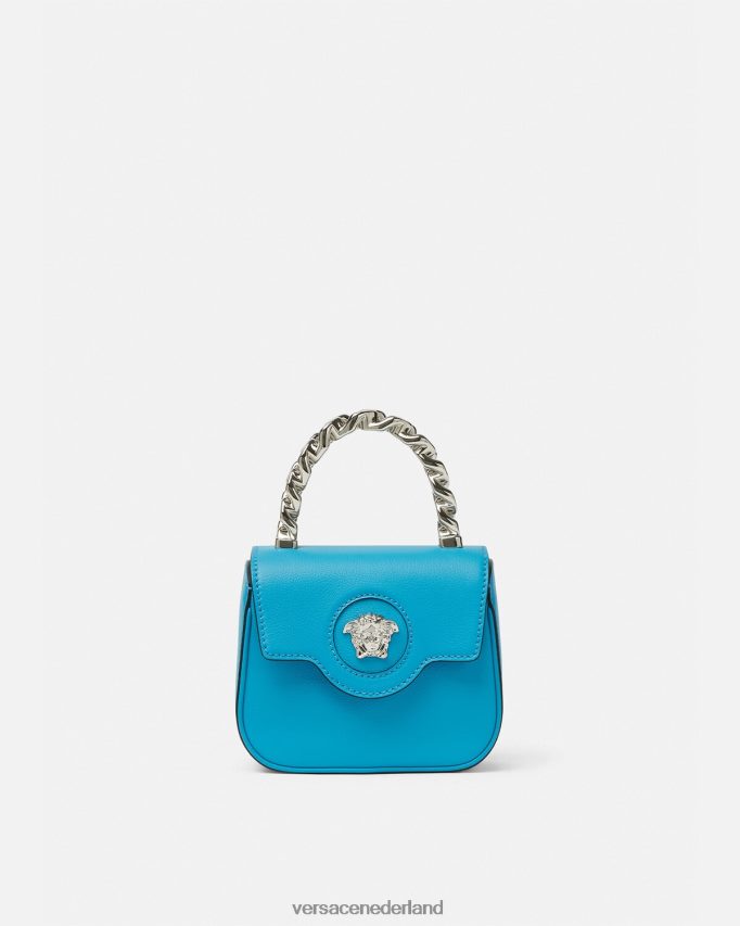 Versace la medusa mini-tasje vrouwen turkoois Tassen J2T4F4308