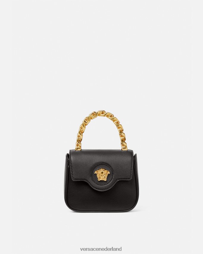 Versace la medusa mini-tasje vrouwen zwart Tassen J2T4F4309