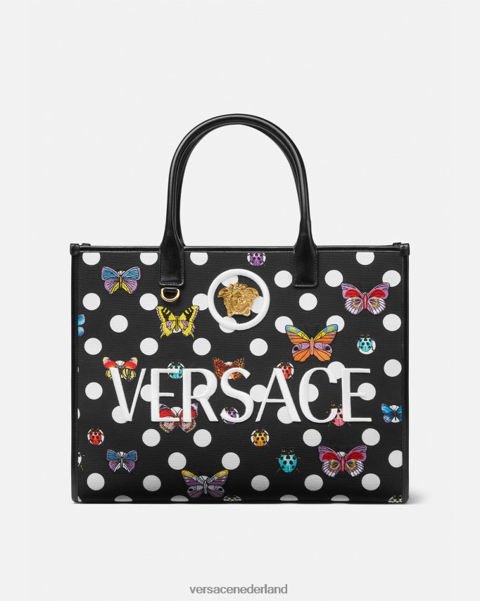 Versace vlinders grote draagtas vrouwen afdrukken Tassen J2T4F4300