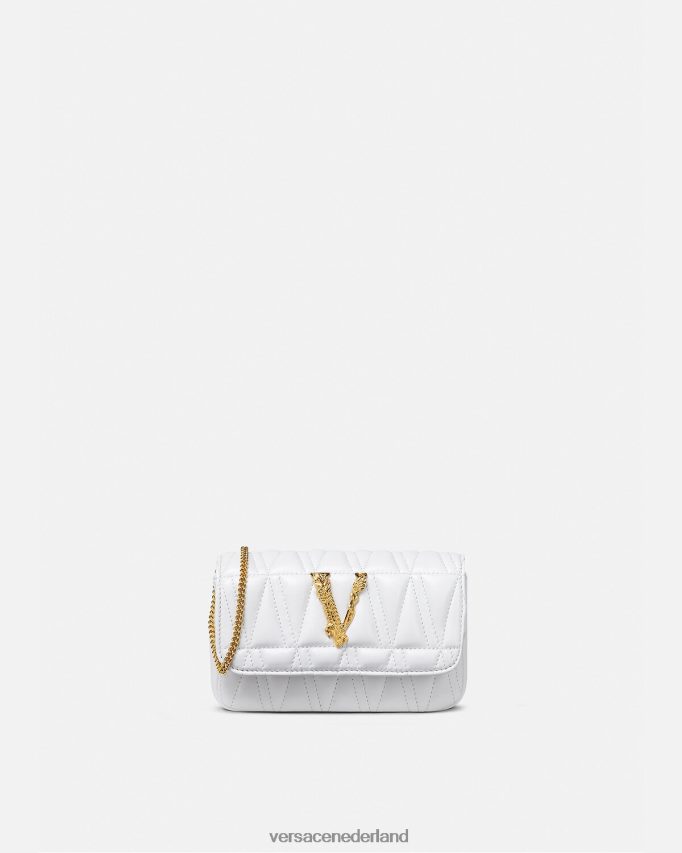 Versace Virtus mini-tasje vrouwen wit Tassen J2T4F4375